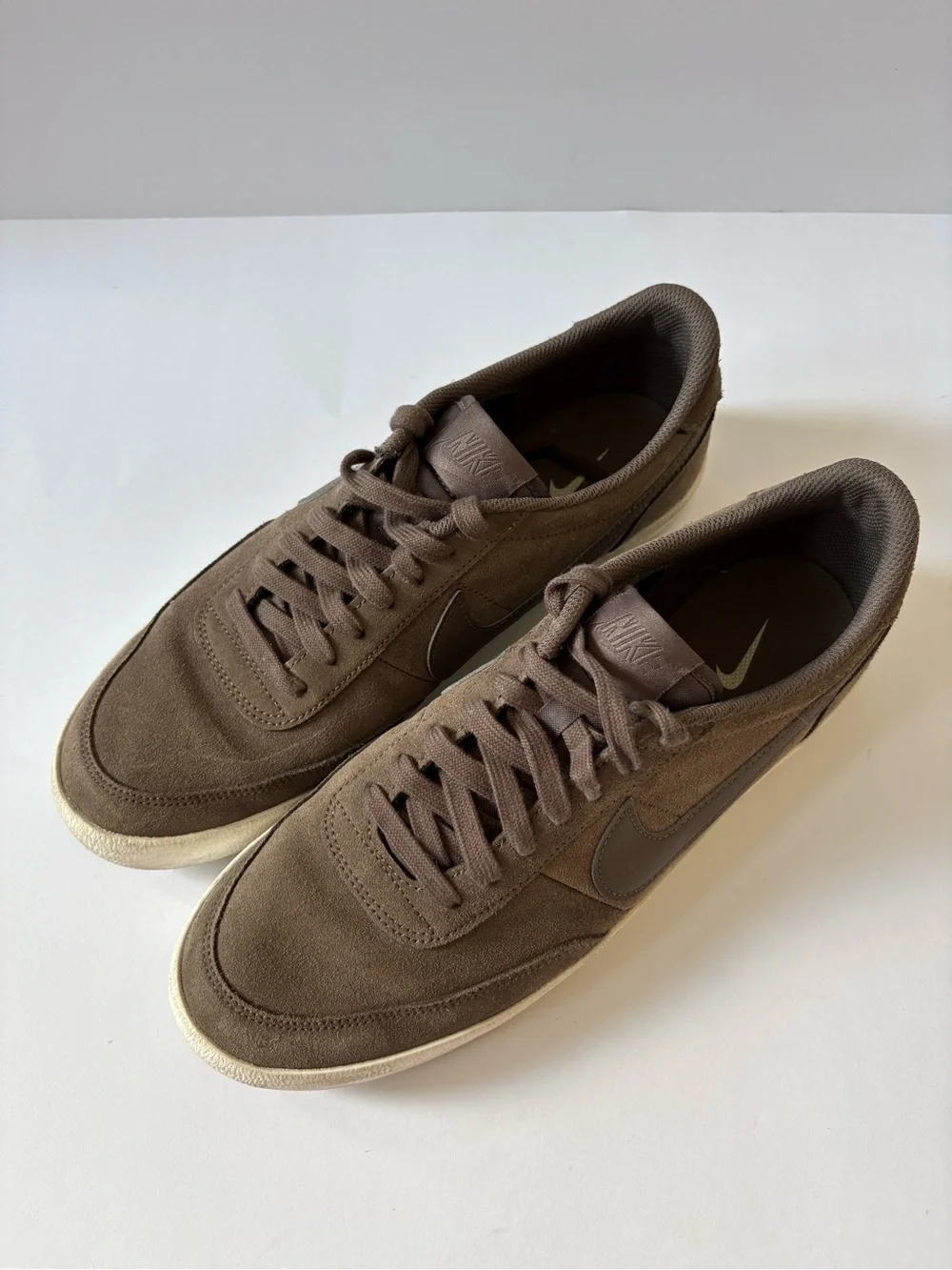 Nike Killshot 2 Leather Suede Sneakers 10.5 Casual Preppy Ironstone Ivory Shoes